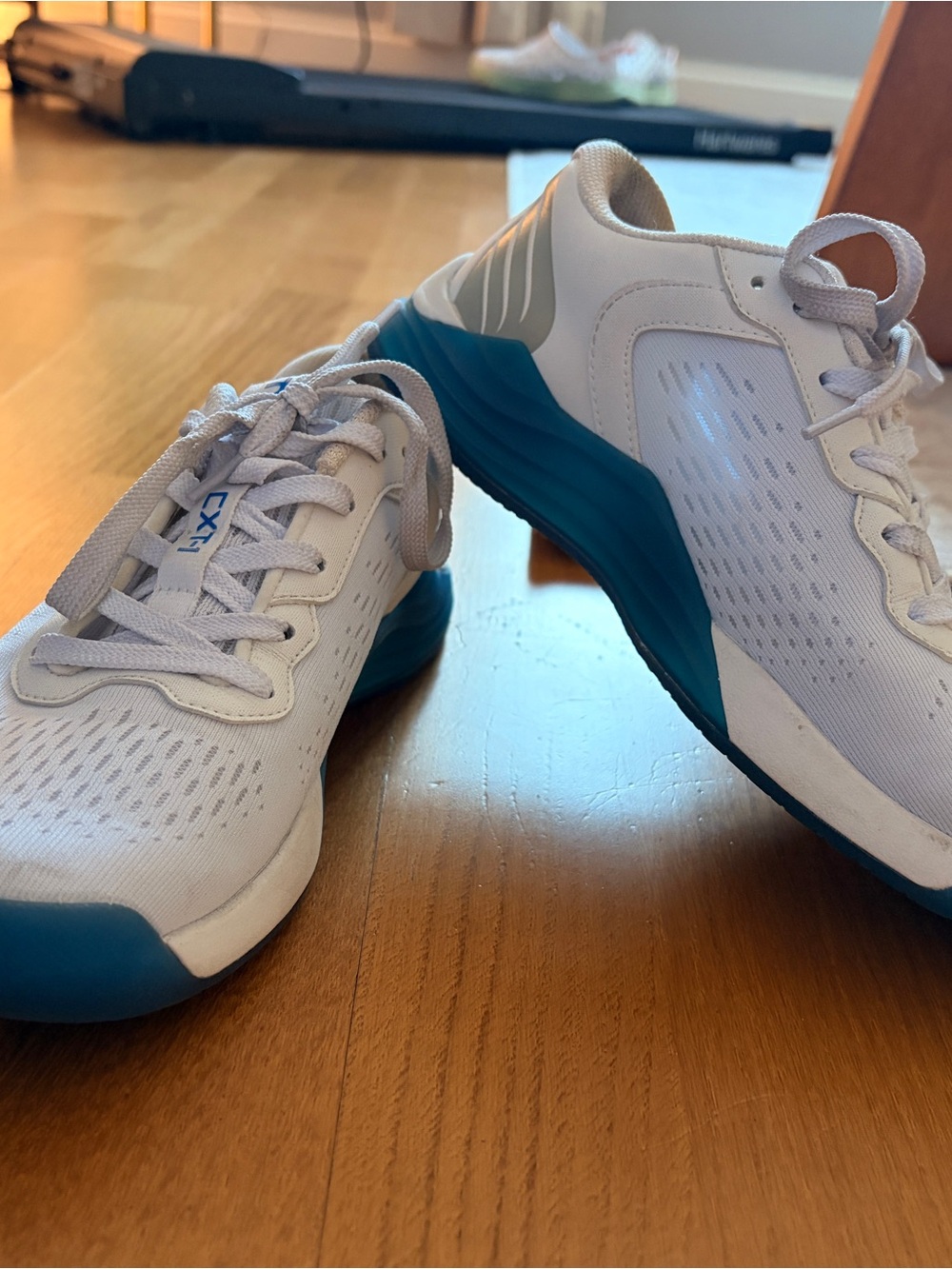 TYR CXT-1 Women’s Athletic Sneakers - White and Blue
